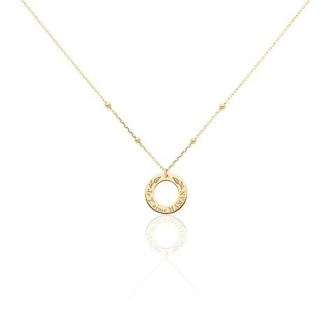 Collier Savas Plaqu&eacute; Or Jaune - Colliers fantaisie Femme | Histoire d&rsquo;Or