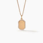 Pendentif Tissem Plaqu&eacute; Or Dor&eacute; Oxyde De Zirconium - Pendentifs Femme | Histoire d&rsquo;Or