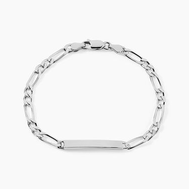 Bracelet Identit&eacute; Vila Argent Blanc