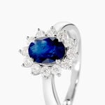 Bague Vladimir Or Jaune Saphir - Bagues solitaires Femme | Histoire d&rsquo;Or