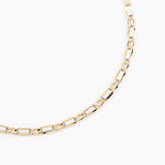 Collier Danae Plaquette Or Bicolore - Chaines Homme | Histoire d&rsquo;Or