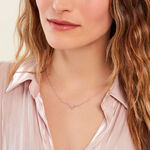 Collier Vega Argent Blanc Oxyde De Zirconium - Colliers Zodiaque Femme | Histoire d&rsquo;Or