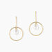 Boucles D'oreilles Pendantes Salvine Or Jaune Perle De Culture - Boucles d'oreilles pendantes Femme | Histoire d’Or
