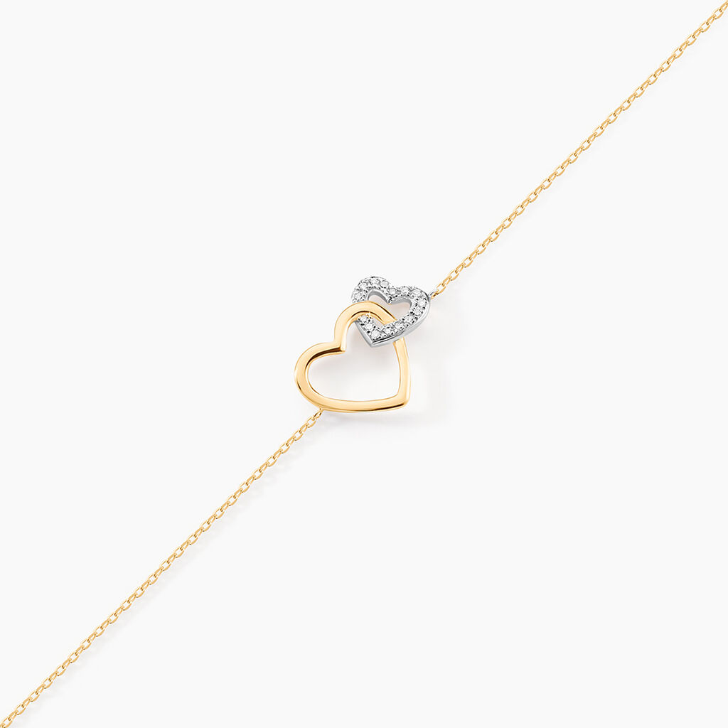 Bracelet Humberta Or Jaune Diamant - F&ecirc;te des m&egrave;res Femme | Histoire d&rsquo;Or