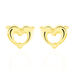 Boucles D'oreilles Puces Fulvie Double Dauphins Or Jaune - Clous d'oreilles Femme | Histoire d’Or