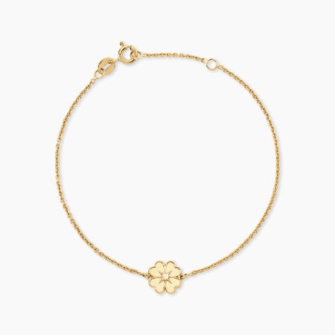 Bracelet Nacrea Argent Dor&eacute; A L'Or 750/1000 Oxyde De Zirconium - Bracelets Femme | Histoire d&rsquo;Or
