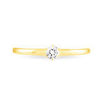 Bague Solitaire Natalia Or Jaune Diamant - Bagues solitaires Femme | Histoire d&rsquo;Or