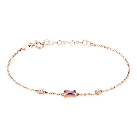 Bracelet Purple Mood Argent Rose Oxyde De Zirconium - Bracelets Femme | Histoire d’Or