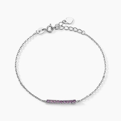 Bracelet Rio Argent Blanc Oxyde De Zirconiu - Bracelets Femme | Histoire d&rsquo;Or