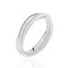 Alliance Filipine Demi Jonc Classique Argent Blanc - Alliances Famille | Histoire d’Or