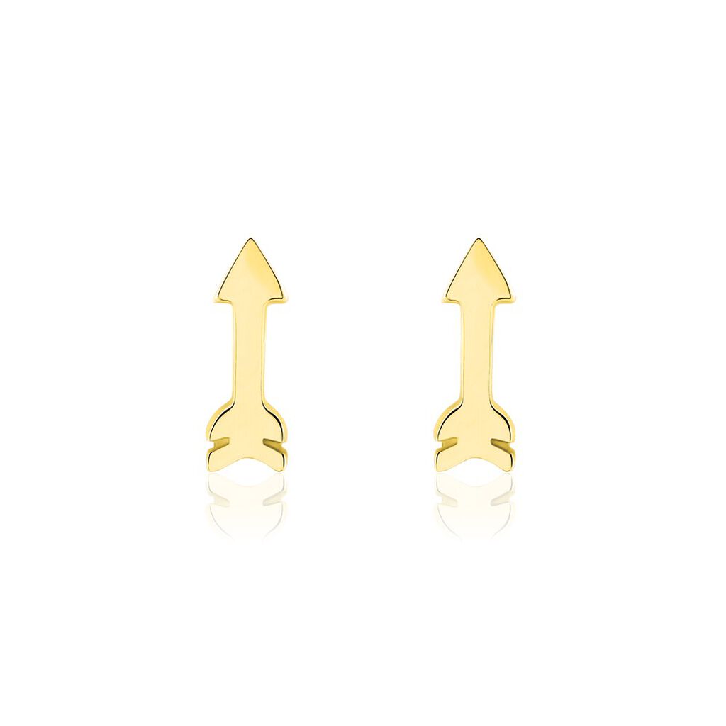 Boucles D'oreilles Puces Or Jaune Gnazi - Clous d'oreilles Femme | Histoire d’Or