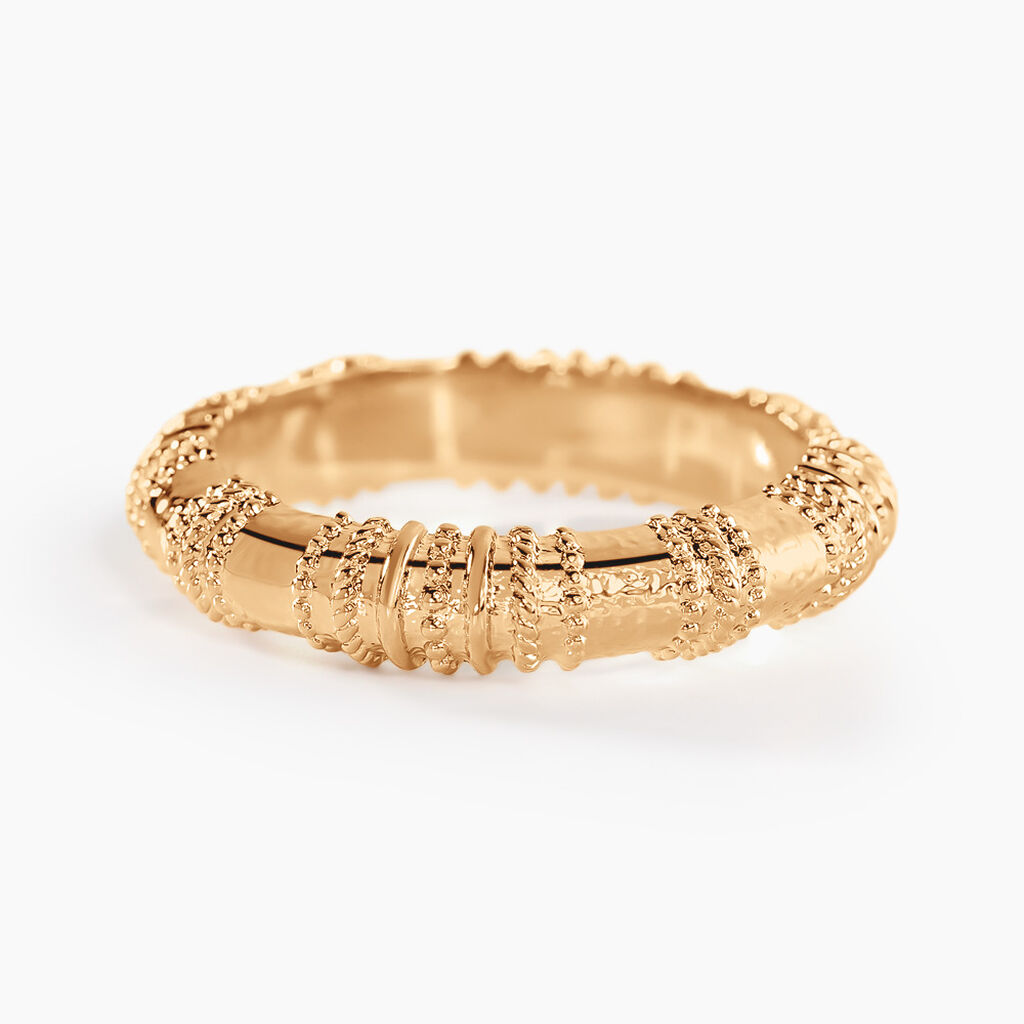 Bague Manua Plaqu&eacute; Or Jaune - Bagues fantaisie Femme | Histoire d&rsquo;Or