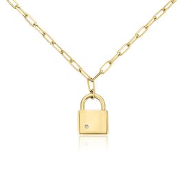 Collier Plaqué Or Guirec Oxyde De Zirconium - Colliers Femme | Histoire d’Or