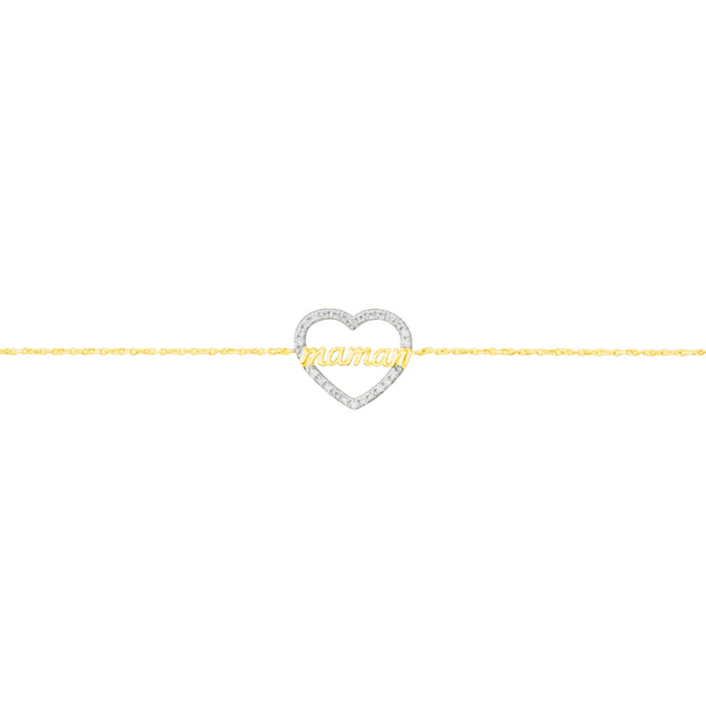 Bracelet Gyula Or Jaune Oxyde De Zirconium - Bracelets Femme | Histoire d’Or