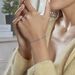 Bracelet Pierrette Argent Blanc Oxyde De Zirconium - Bracelets fantaisie Femme | Histoire d’Or