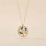 Collier Or Jaune Elsebein Saphirs - Colliers Femme | Histoire d&rsquo;Or