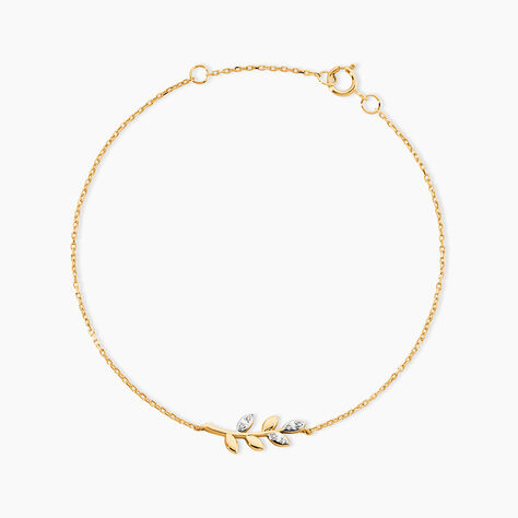 Bracelet Palmiro Or Jaune Diamant - Bracelets Femme | Histoire d&rsquo;Or