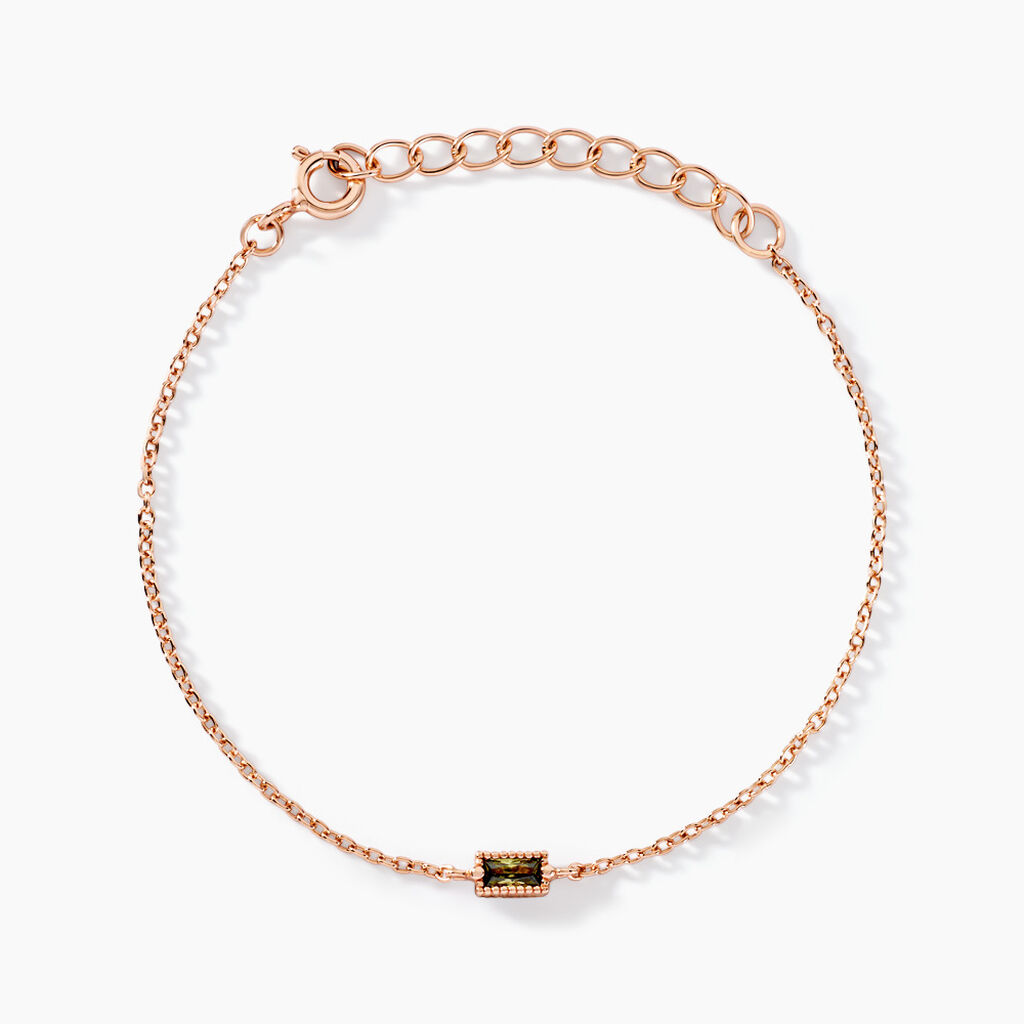 Bracelet Lipa Argent Rose Oxyde De Zirconium - Bracelets Femme | Histoire d’Or