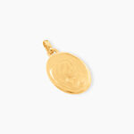 Pendentif Vierge Ovale Or Jaune - Pendentifs Bapt&ecirc;me Famille | Histoire d&rsquo;Or