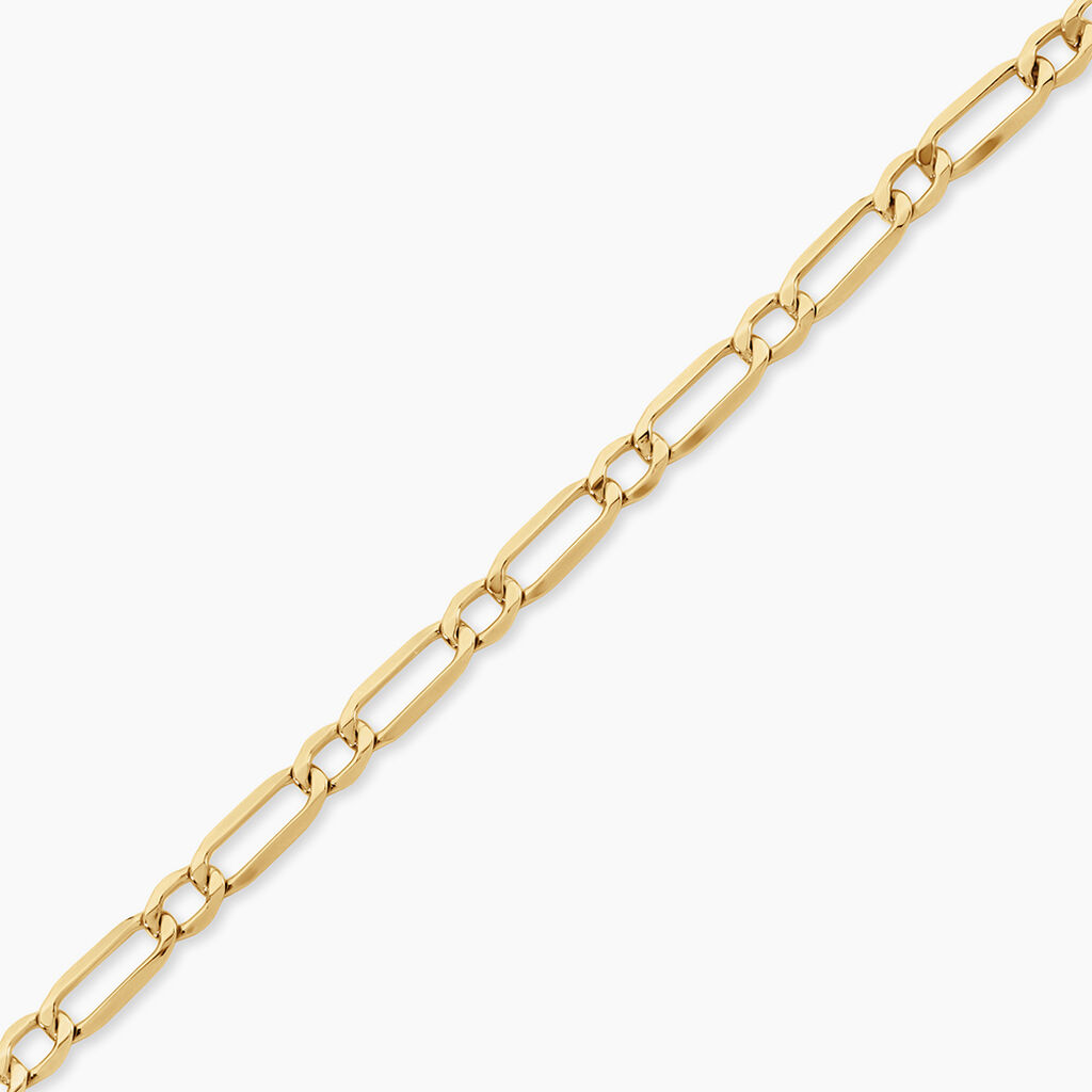 Bracelet Ophelio Argent Dor&eacute; A L'Or 750/1000 - Bijoux sans pierre Femme | Histoire d&rsquo;Or