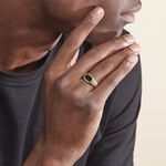 Chevali&egrave;re Plaqu&eacute; Or Jaune Steven Email Noir - Chevali&egrave;res Homme | Histoire d&rsquo;Or