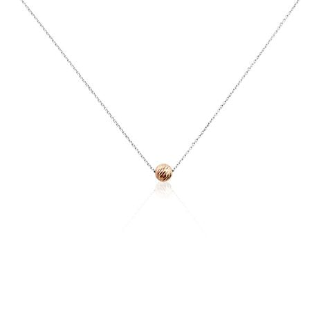 Collier Argent Bicolore Ramiro - Colliers fantaisie Femme | Histoire d&rsquo;Or