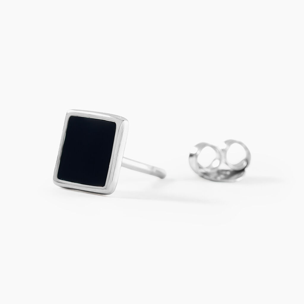 Boucle D'oreille Unitaire Argent Blanc Midas - Boucles d'oreilles fantaisie Homme | Histoire d’Or