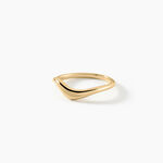 Bague Omega Argent Dor&eacute; A L'Or 750/1000 - Bagues fantaisie Femme | Histoire d&rsquo;Or