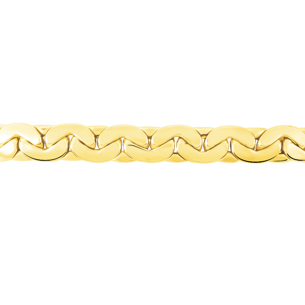 Bracelet Ivy Maille Haricot Or Jaune - Bracelets cha&icirc;ne Femme | Histoire d&rsquo;Or