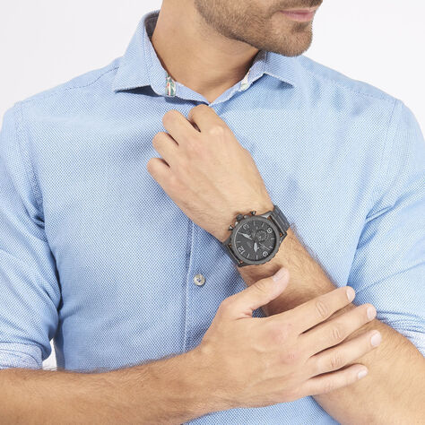 Montre Fossil Nate Noir - Montres Homme | Histoire d’Or