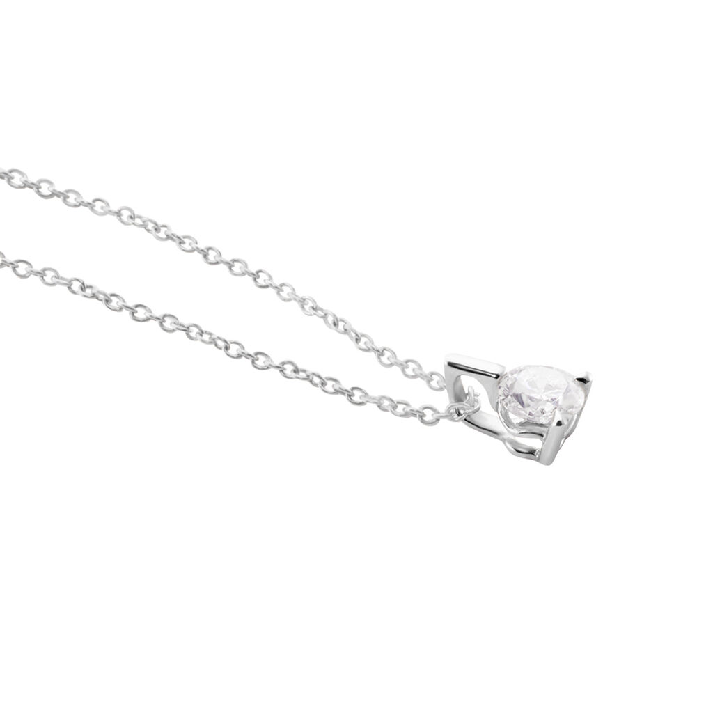 Collier Gianna Or Blanc Diamant - Colliers Femme | Histoire d&rsquo;Or