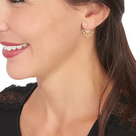 Bijoux D'oreilles Ilanna Fleur Or Jaune - Ear cuffs Femme | Histoire d’Or
