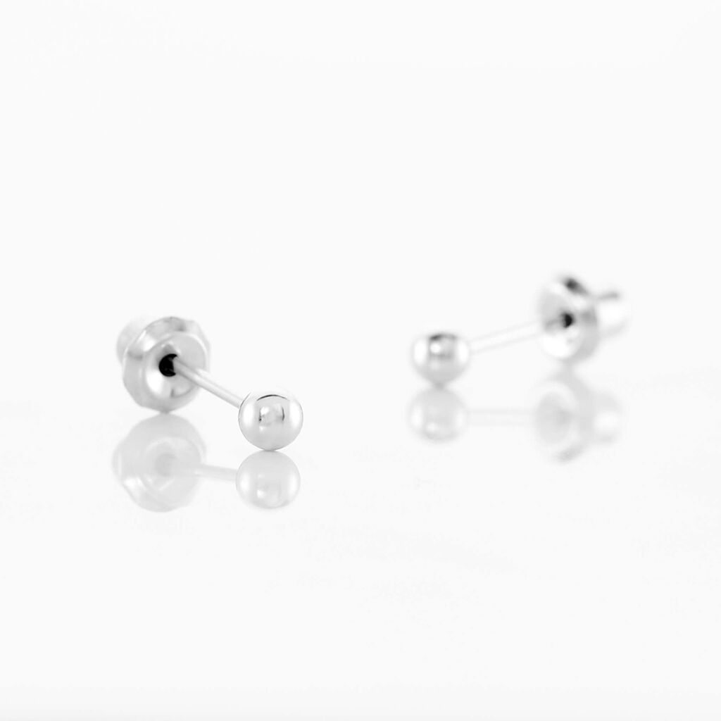 Boucles D'oreilles Prothèse Or Blanc -  Unisex | Histoire d’Or
