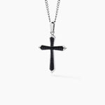 Collier Bellagio Acier Bicolore - Bijoux sans pierre Homme | Histoire d&rsquo;Or