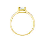 Solitaire Laetitienne Or Jaune Topaze Oxydes - Bagues solitaires Femme | Histoire d&rsquo;Or