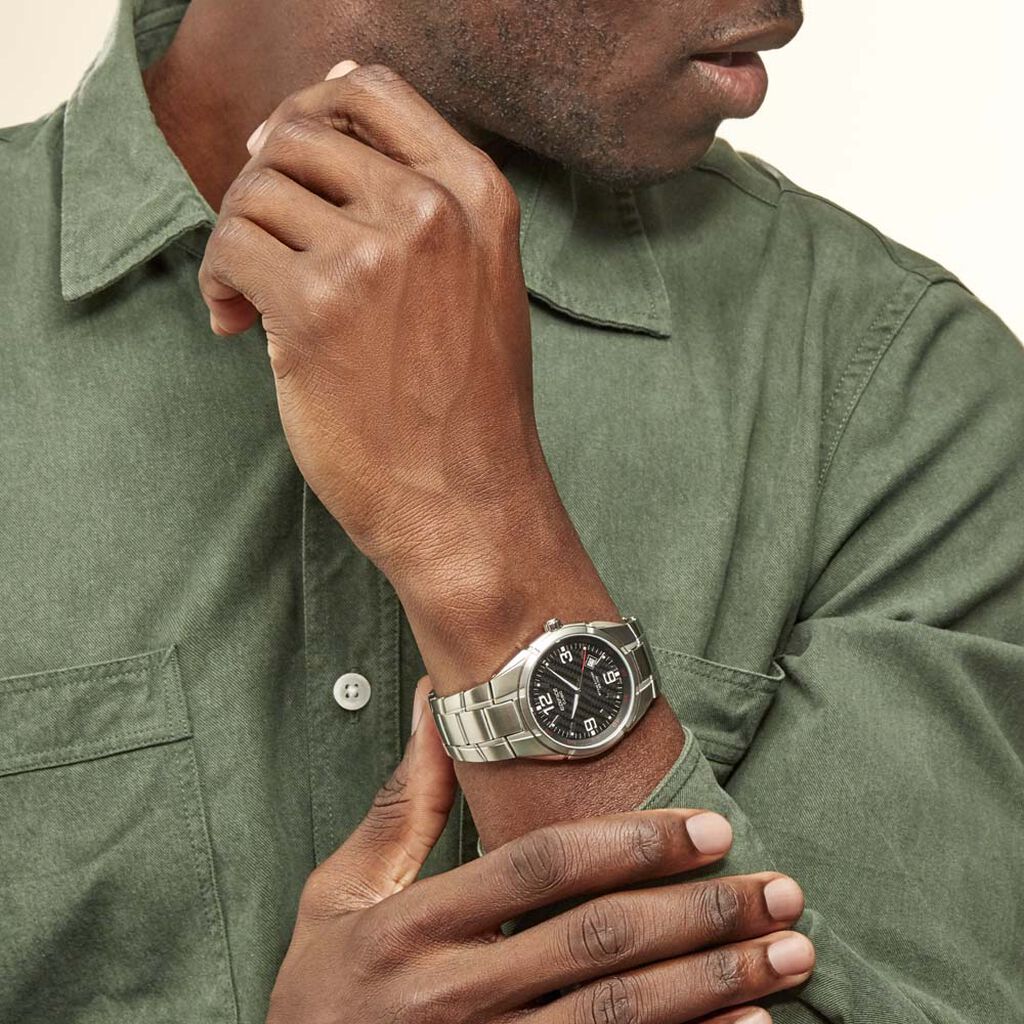 Montre Edifice Noir - Montres Homme | Histoire d’Or