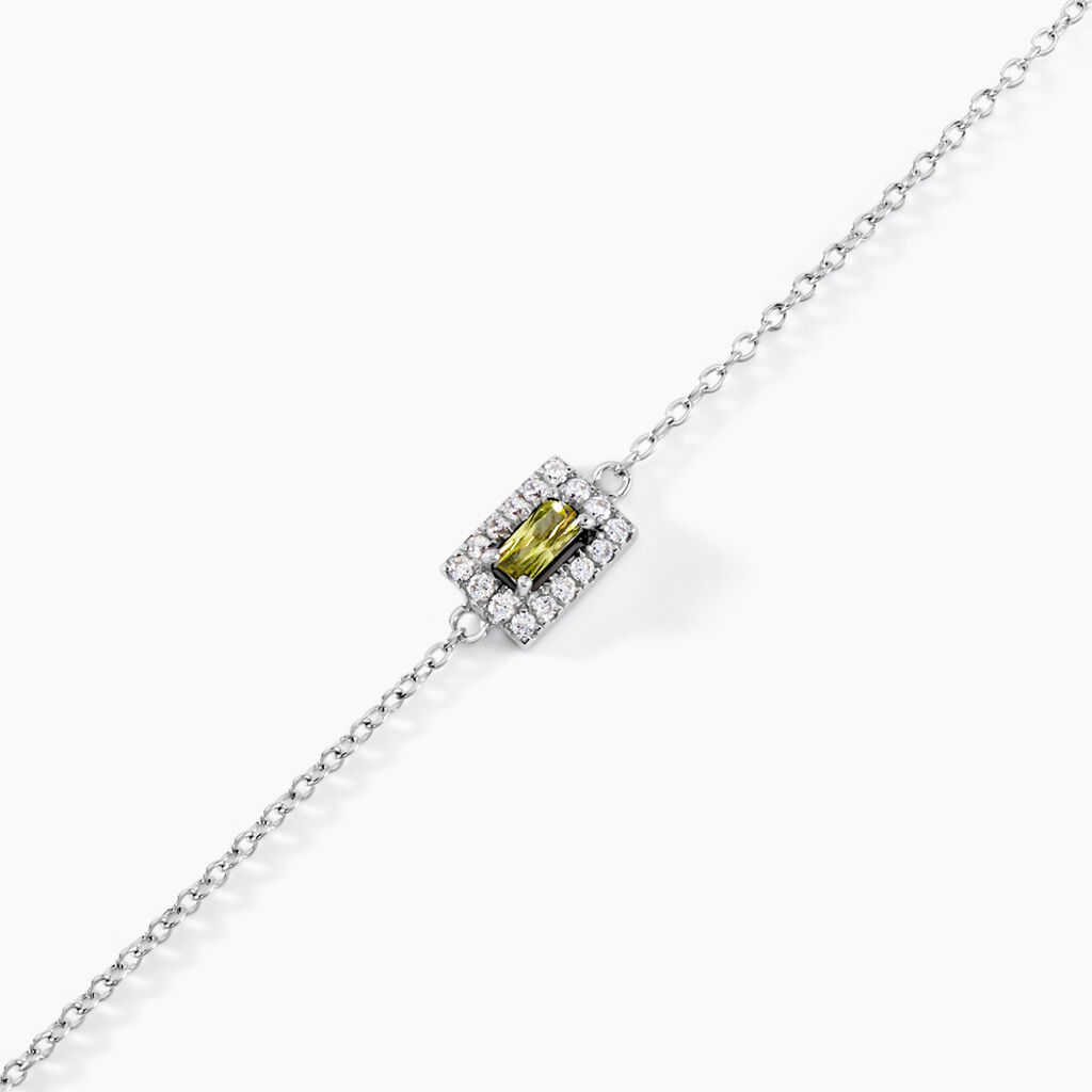 Bracelet Laurine Argent Blanc Oxyde De Zirconium - Bracelets Femme | Histoire d’Or