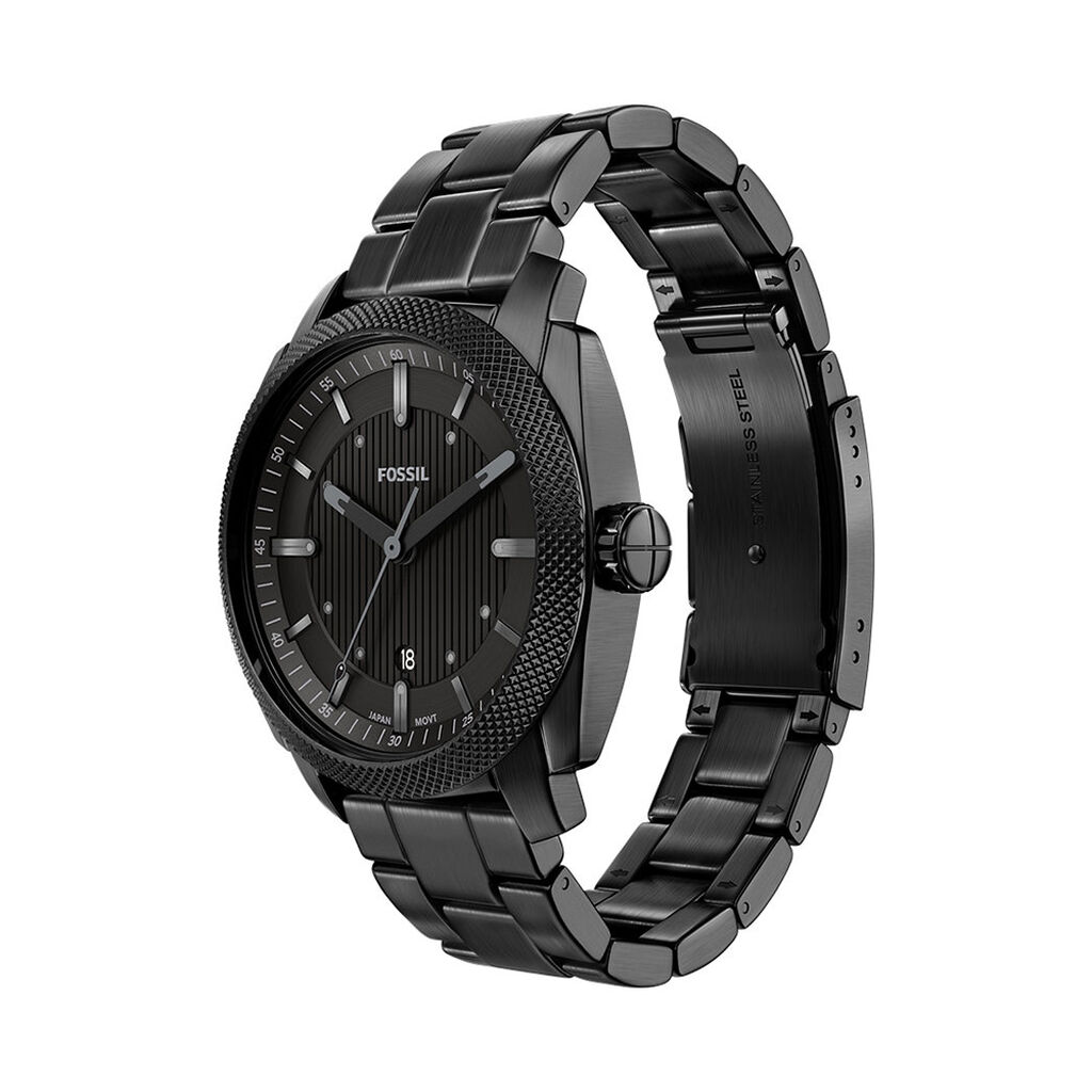 Montre Fossil Machine Noir - F&ecirc;te des p&egrave;res Homme | Histoire d&rsquo;Or