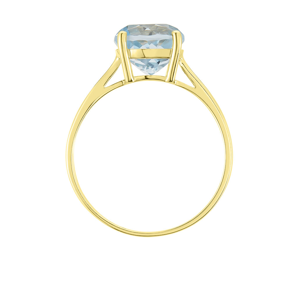 Bague Or Jaune Wilfreda Topaze - Bagues solitaires Femme | Histoire d’Or