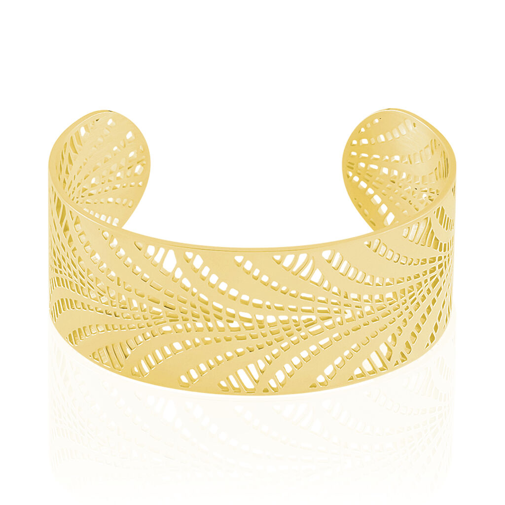 Bracelet Jonc Wilson Acier Dore - Bracelets joncs Femme | Histoire d&rsquo;Or