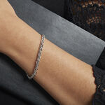 Bracelet Argent Blanc Savanne - Bracelets cha&icirc;ne Femme | Histoire d&rsquo;Or