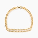 Bracelet Jerry Or Jaune Oxyde De Zirconium - Bracelets Femme | Histoire d&rsquo;Or