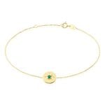 Bracelet Melchior Or Jaune Emeraude - Bracelets Femme | Histoire d&rsquo;Or