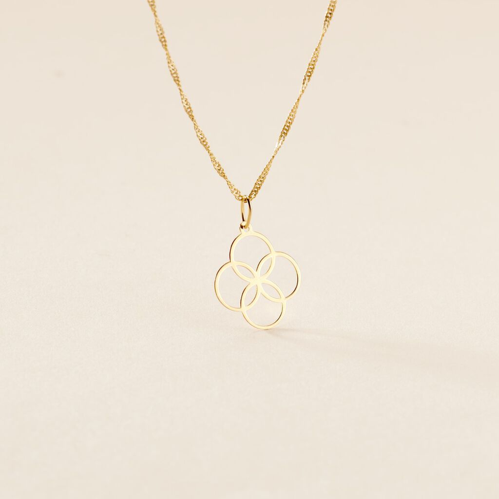 Pendentif Dalia Rosace Or Jaune - Pendentifs Femme | Histoire d&rsquo;Or