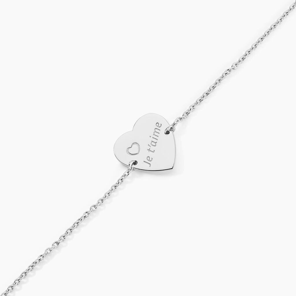 Bracelet Argent Blanc Sharla - Bracelets Femme | Histoire d’Or