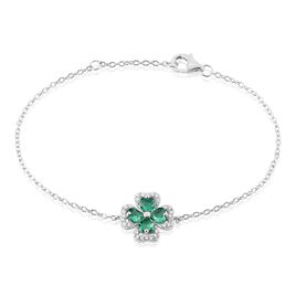 Bracelet Argent Blanc Deryn Verre Oxydes De Zirconium - Bracelets fantaisie Femme | Histoire d’Or