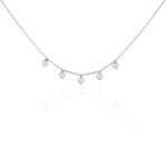 Collier Maryline Argent Blanc - Colliers fantaisie Femme | Histoire d&rsquo;Or