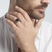 Bague Argent Blanc Tom Email Noir - Bagues Homme | Histoire d’Or