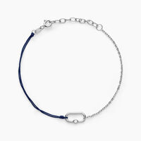 Bracelet Infini Pop Argent Blanc Oxyde De Zirconium