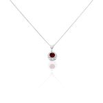 Collier Argent Blanc Mystica Ambre - Colliers fantaisie Femme | Histoire d&rsquo;Or